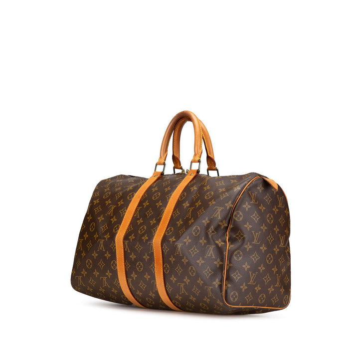 Louis Vuitton Monogram Keepall 45 Brown - GABY PARIS