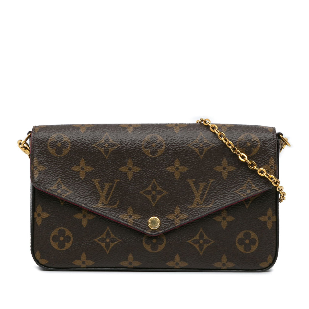 Louis Vuitton Monogram Pochette Felicie Brown - GABY PARIS
