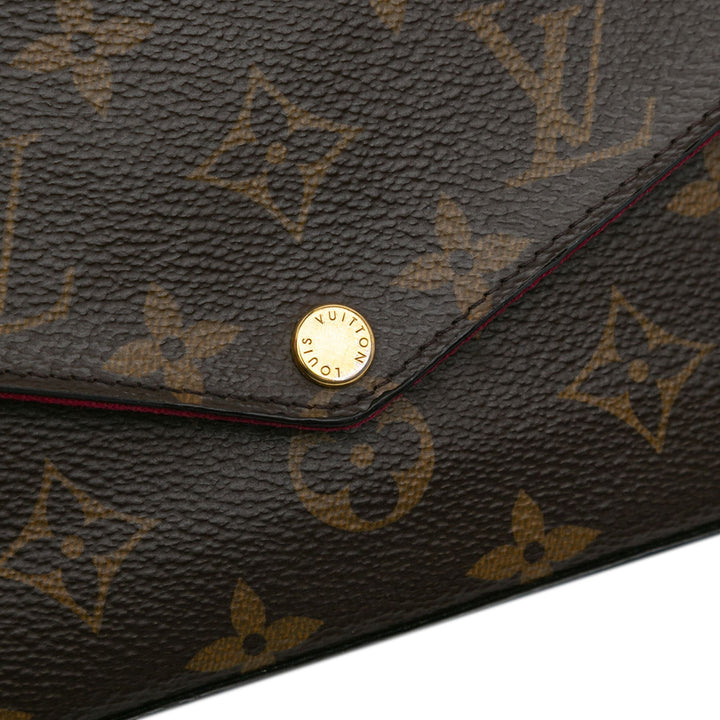 Louis Vuitton Monogram Pochette Felicie Brown - GABY PARIS