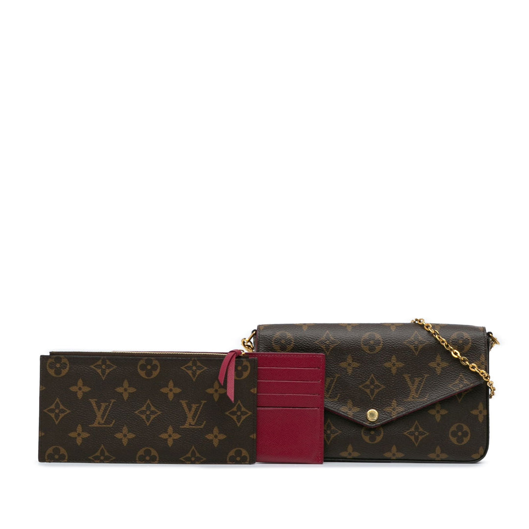 Louis Vuitton Monogram Pochette Felicie Brown - GABY PARIS