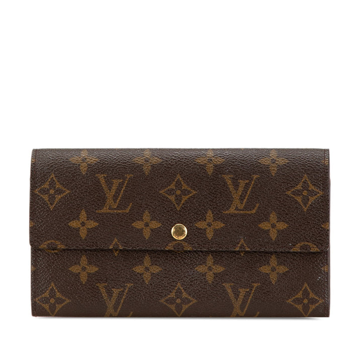 Louis Vuitton Monogram Sarah Long Wallet Brown - GABY PARIS