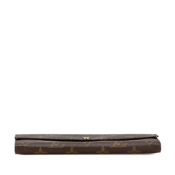 Louis Vuitton Monogram Sarah Long Wallet Brown - GABY PARIS