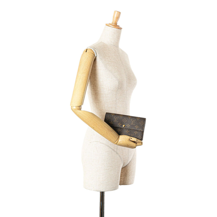 Louis Vuitton Monogram Sarah Long Wallet Brown - GABY PARIS