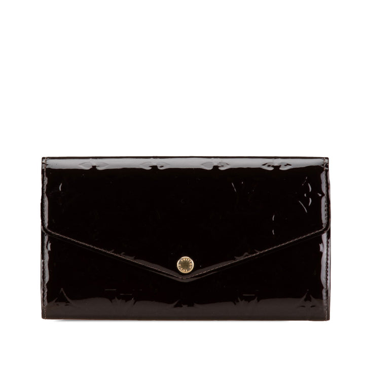 Louis Vuitton Monogram Vernis Sarah Wallet NM Purple - GABY PARIS