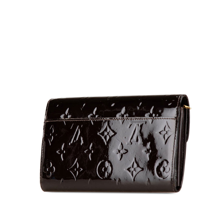 Louis Vuitton Monogram Vernis Sarah Wallet NM Purple - GABY PARIS