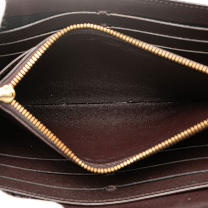 Louis Vuitton Monogram Vernis Sarah Wallet NM Purple - GABY PARIS