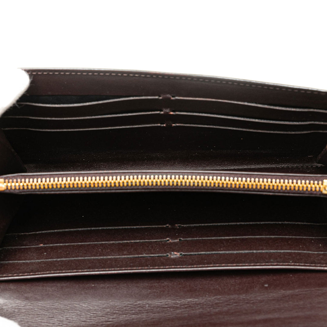 Louis Vuitton Monogram Vernis Sarah Wallet NM Purple - GABY PARIS