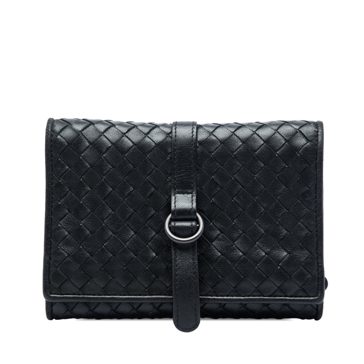 Bottega Veneta Nappa Intrecciato Jewelry Roll