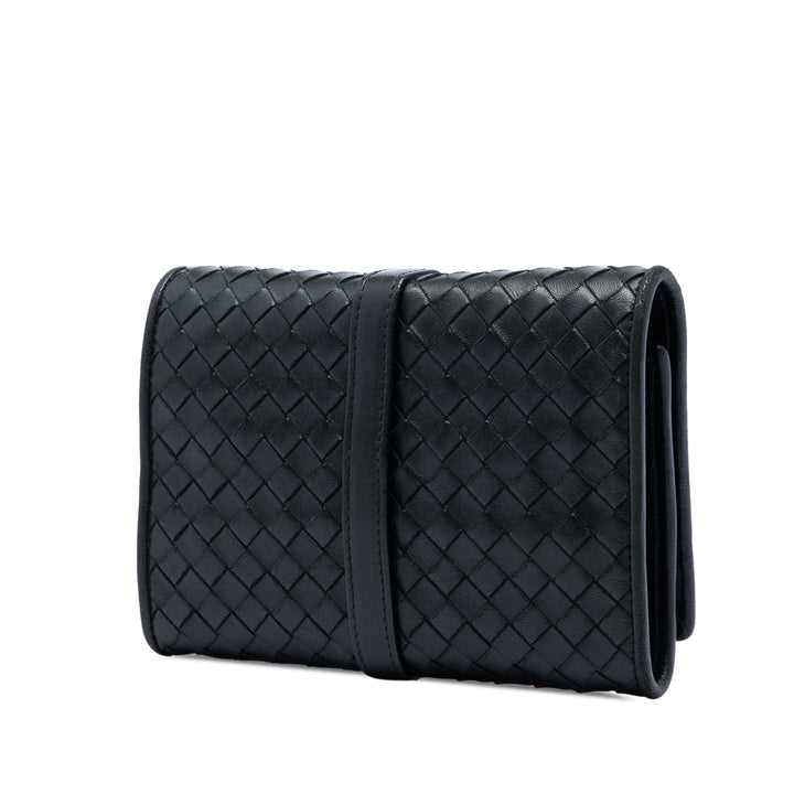 Bottega Veneta Nappa Intrecciato Jewelry Roll