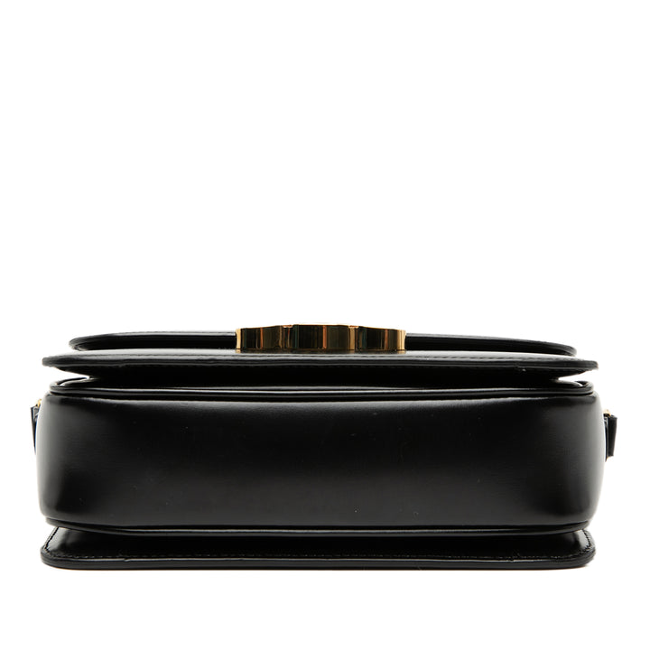 Celine Teen brillant Cuir de veau Triomphe Sac porté croisé