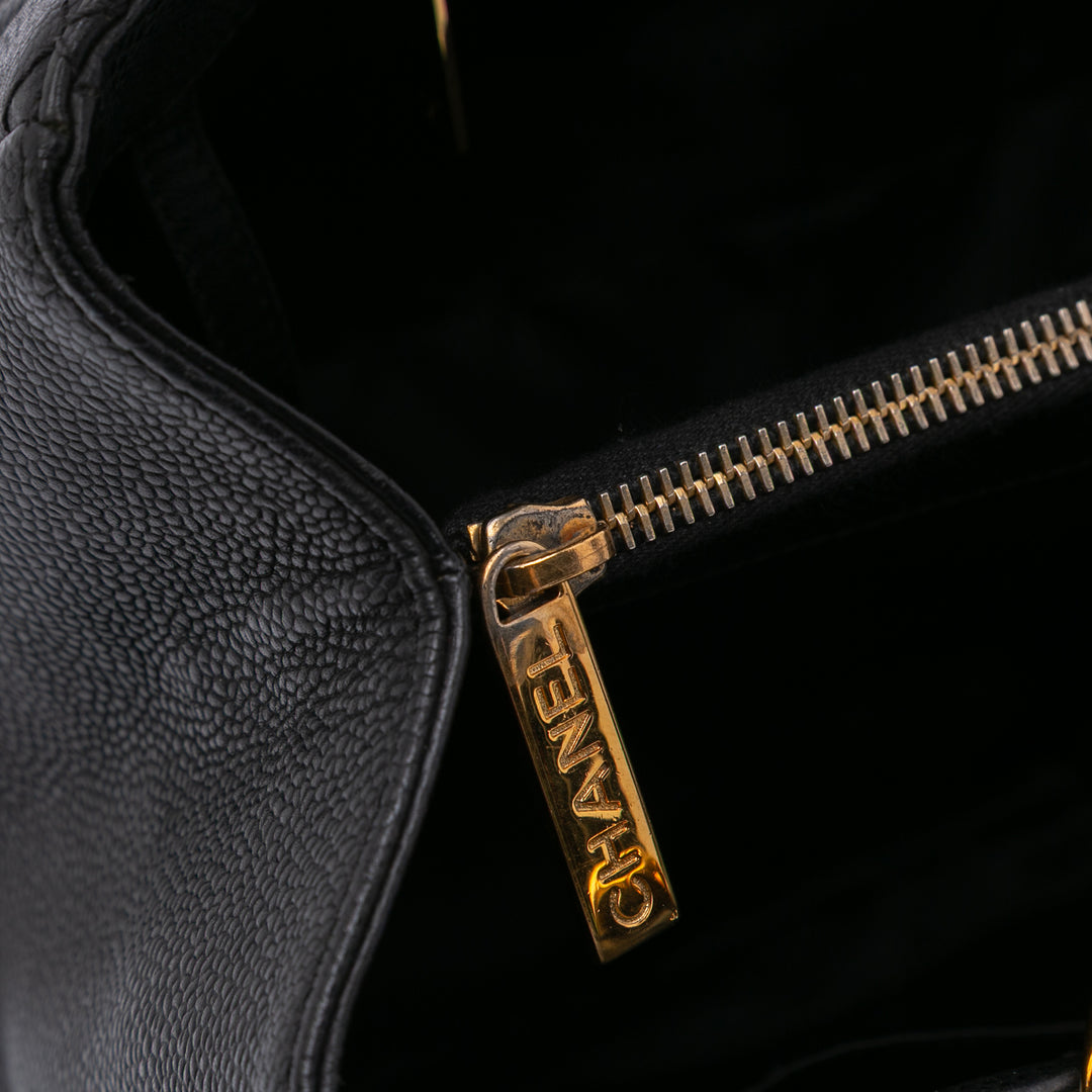 Chanel Caviar Grand Shopping Cabas Noir – GABY PARIS Authentique
