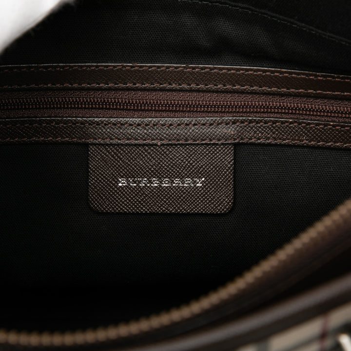 Burberry Cabas House Check Beige – vue 5 – GABY PARIS