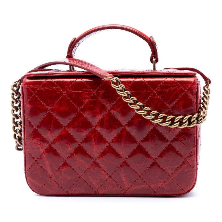 Chanel CC Matelassé Glacé Vanity Cuir de veau