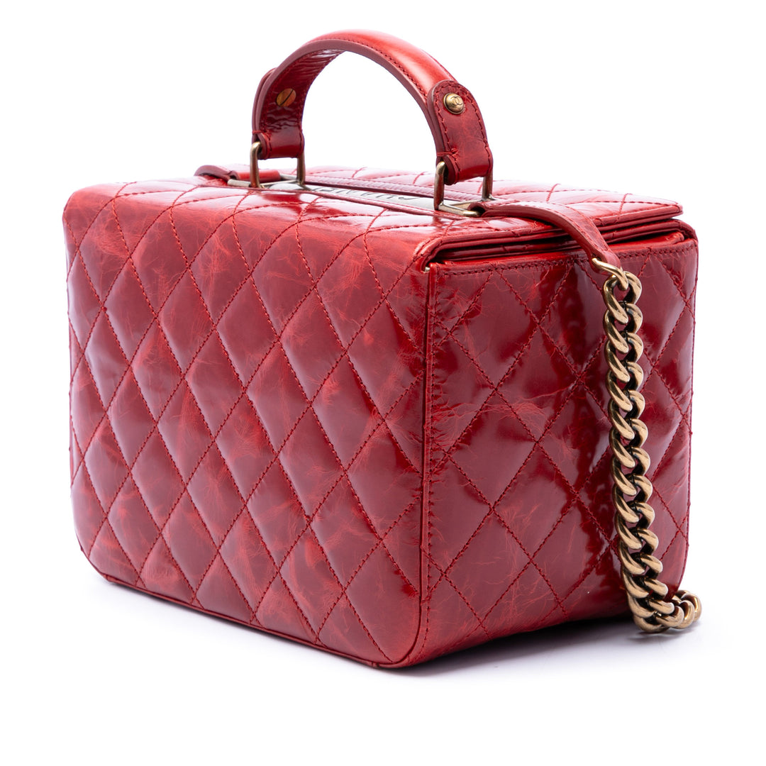 Chanel CC Matelassé Glacé Vanity Cuir de veau