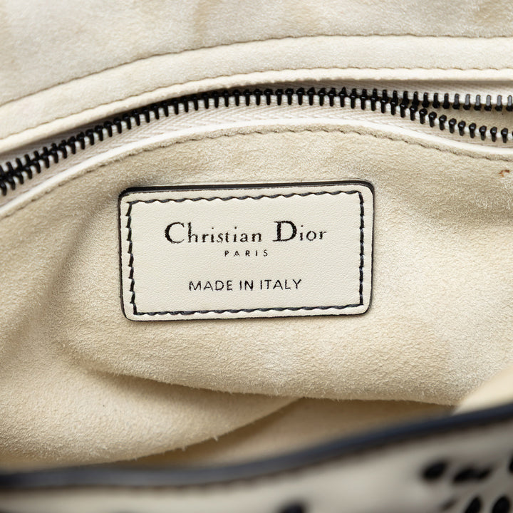 Dior Medium Cuir d’agneau Cannage clouté Supple Lady Dior