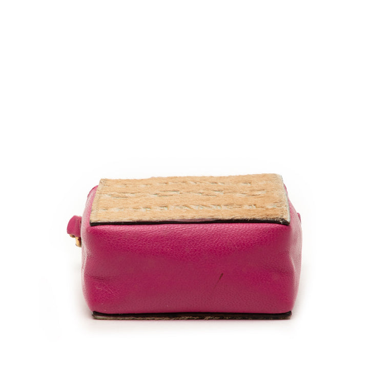Chanel Cuir d’agneau et Pony Hair Cigarette Étui