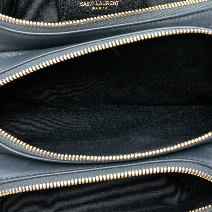 Saint Laurent Diamond Matelassé Cuir d’agneau Angie Sac à chaîne