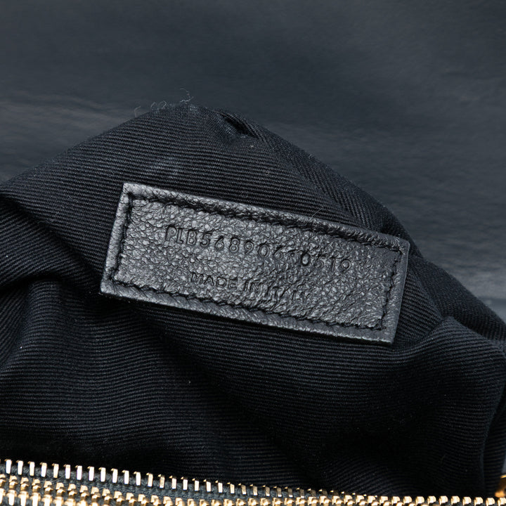 Saint Laurent Diamond Matelassé Cuir d’agneau Angie Sac à chaîne