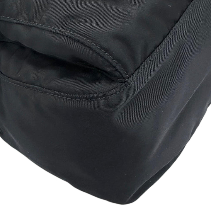 à finitions Zippé Double Buckle Sac Messenger Saffiano Noir
