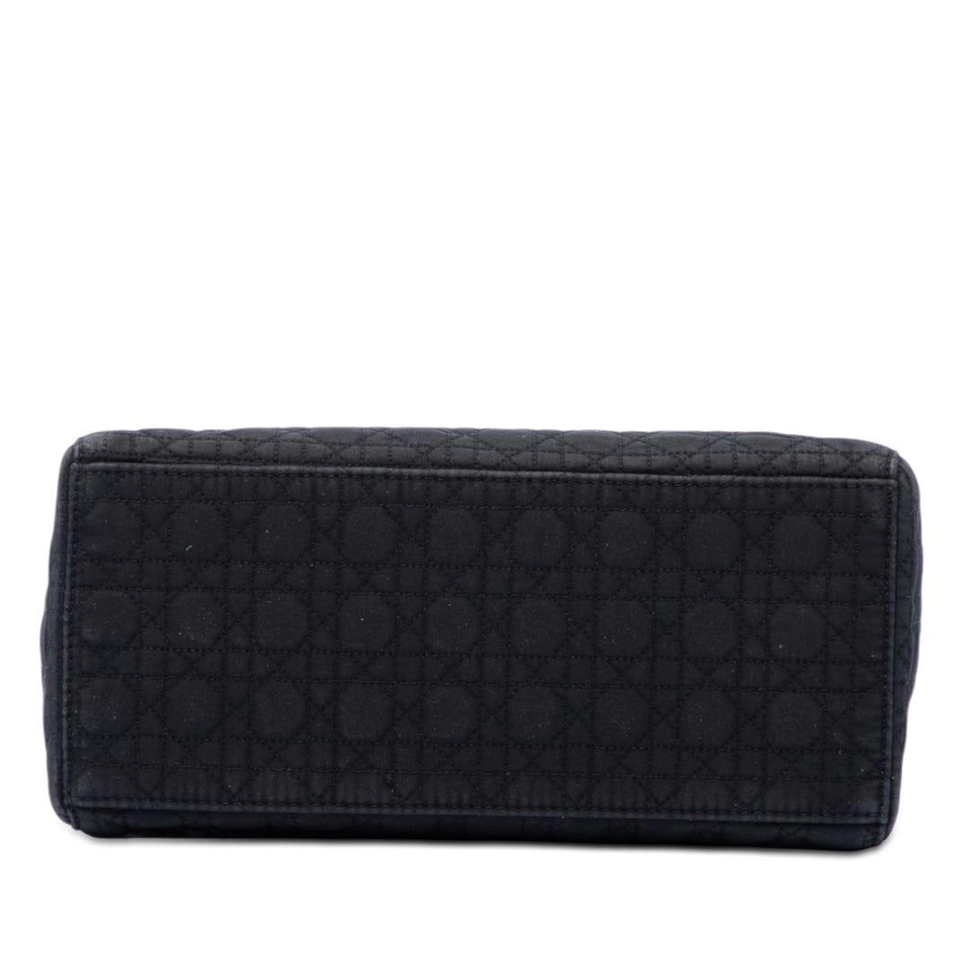 Dior Medium Nylon Microcannage Lady Dior