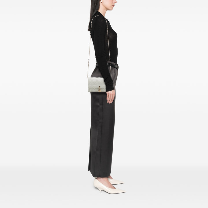 Cannage My Dior Daily Chaîne Pochette Cuir d'agneau Blanc