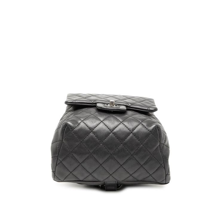 Chanel CC Cordon à rabat Sac à dos Petit Cuir de veau