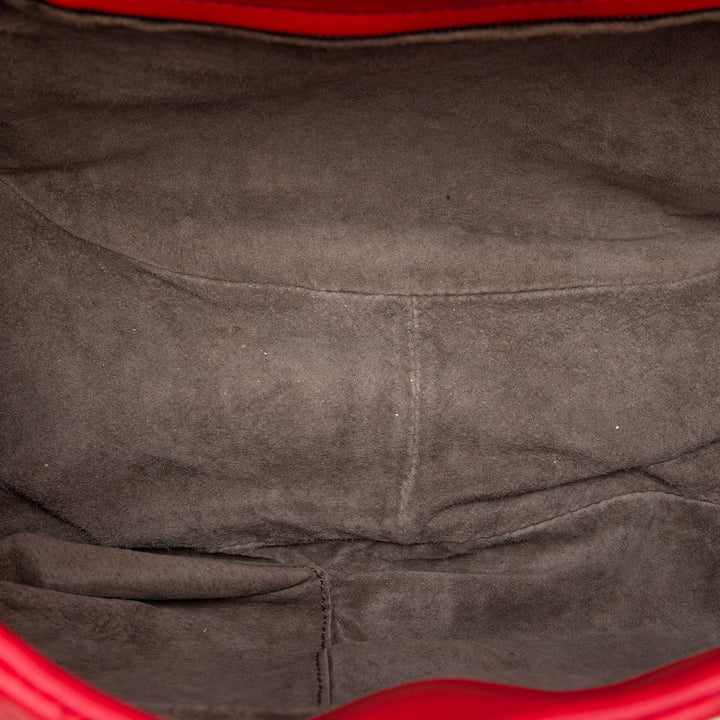 Bottega Veneta Intrecciato à rabat Sac nappa Rouge – vue 4 – GABY PARIS