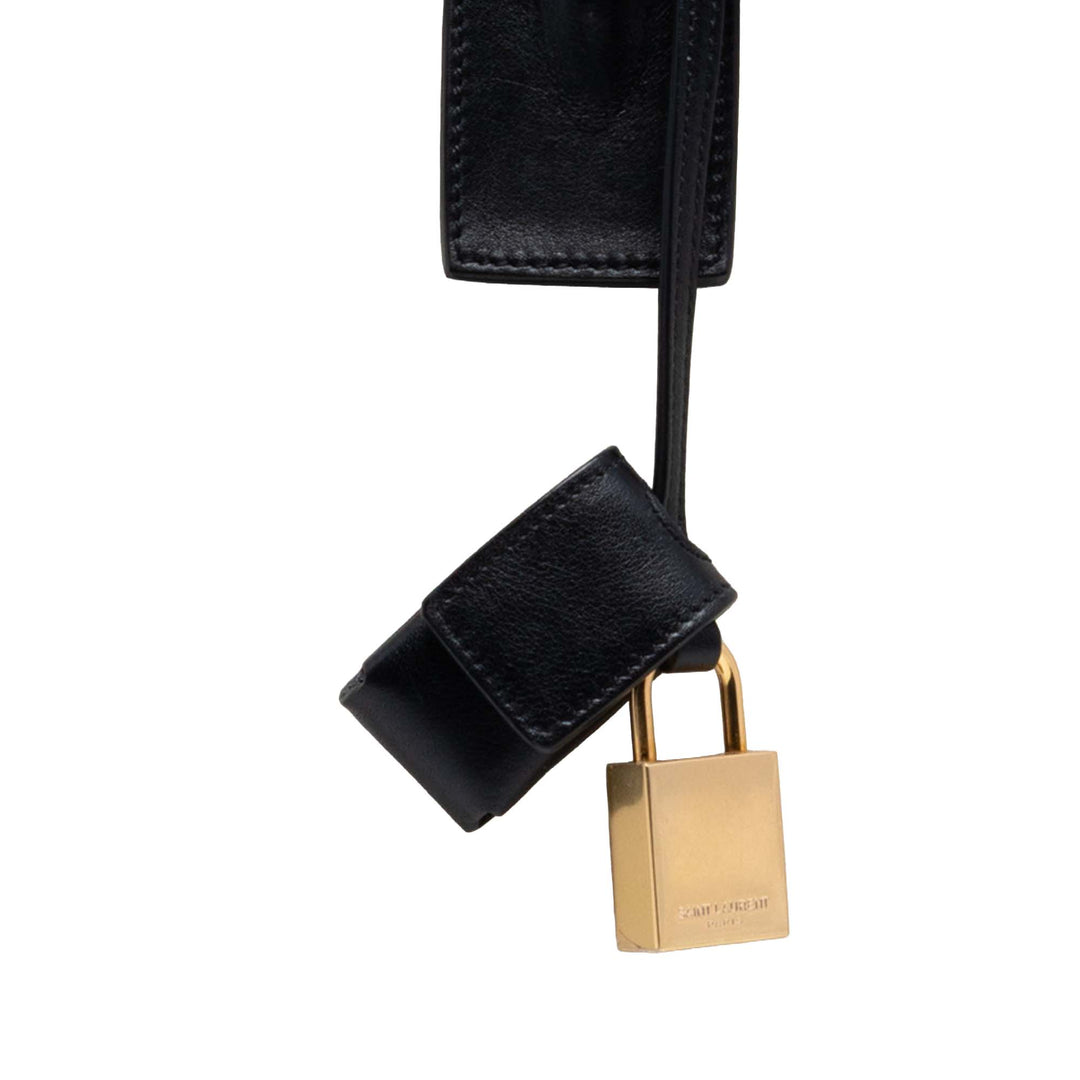 Saint Laurent Small Bicolor Cuir Sac de Jour Sac