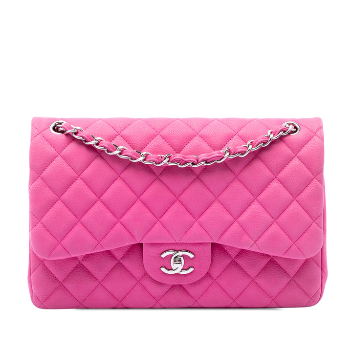 Chanel Jumbo Classic Caviar Double rabat