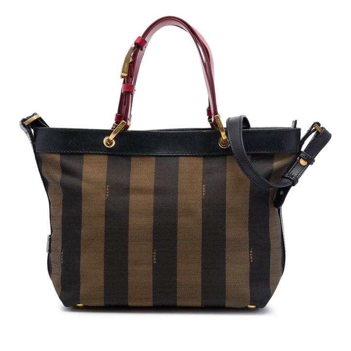Fendi Toile Pequin Stripe Sac