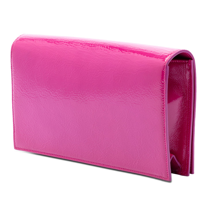 Saint Laurent Cuir verni Monogram Kate Pochette