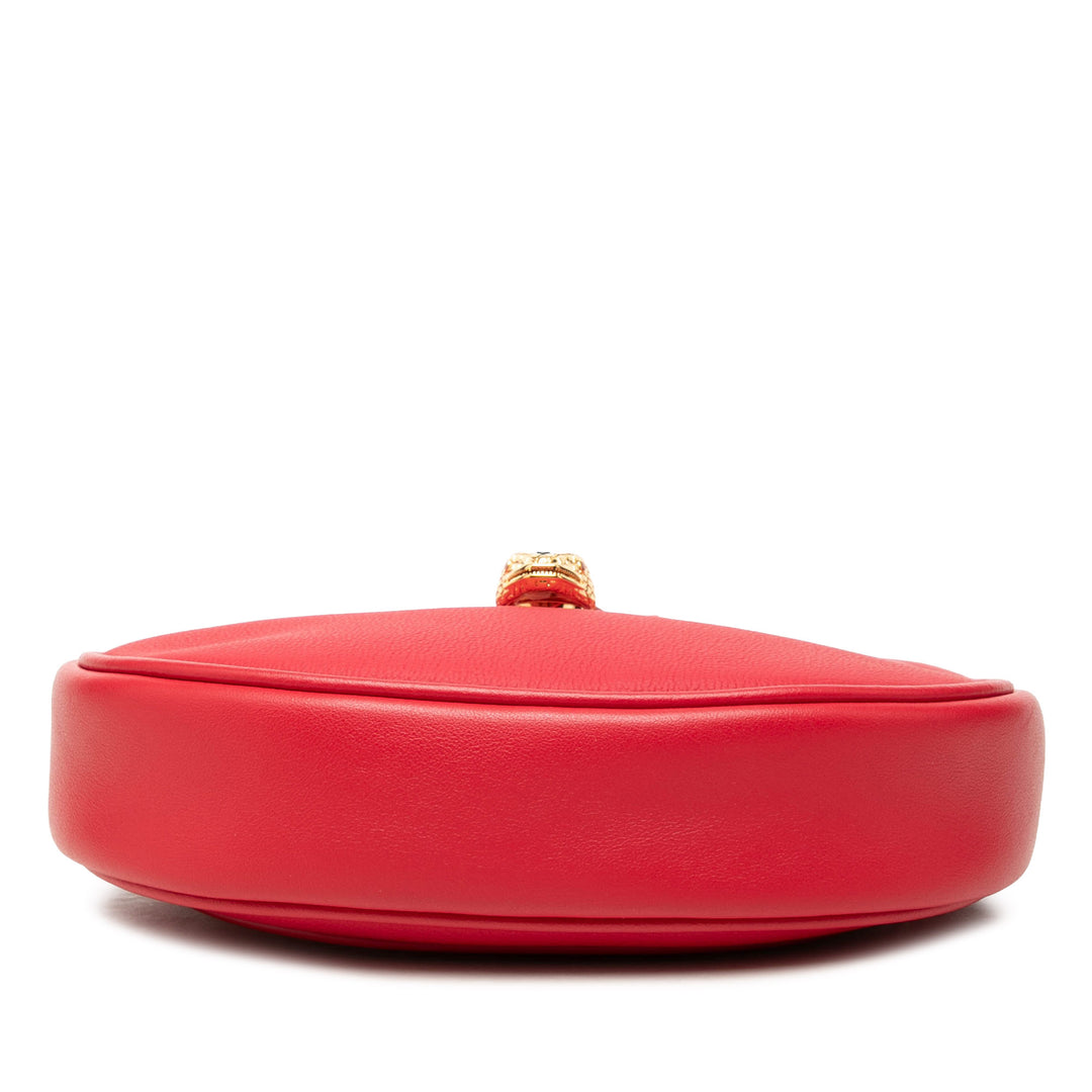 Bvlgari Sac à main Serpenti Ellipse Petit Rouge – vue 3 – GABY PARIS