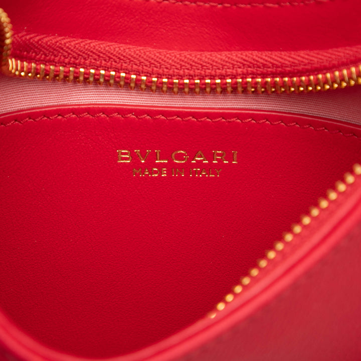 Bvlgari Sac à main Serpenti Ellipse Petit Rouge – vue 5 – GABY PARIS