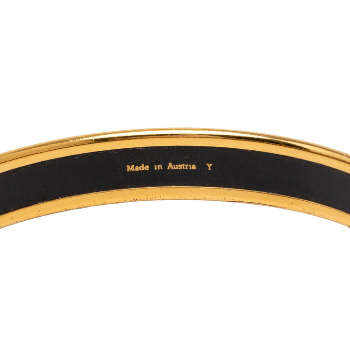 Hermès Bracelet Narrow Dream Catcher Émail Bangle 70 Noir – vue 5 – GABY PARIS
