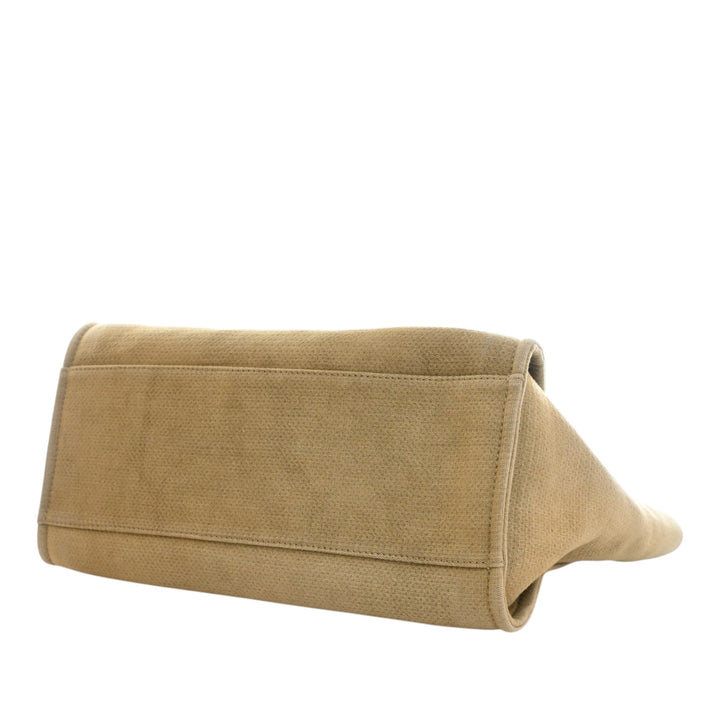Mixed Fibers Deauville Cabas Moyen Beige