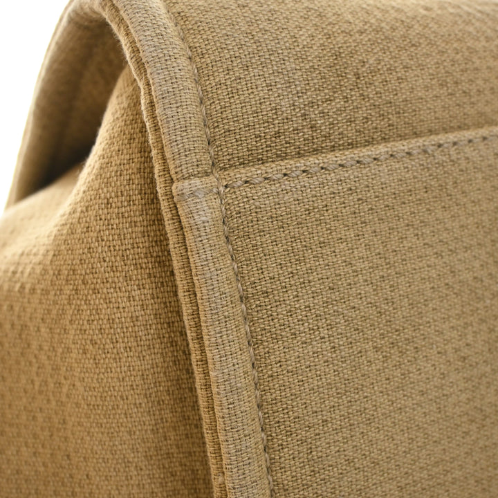 Mixed Fibers Deauville Cabas Moyen Beige