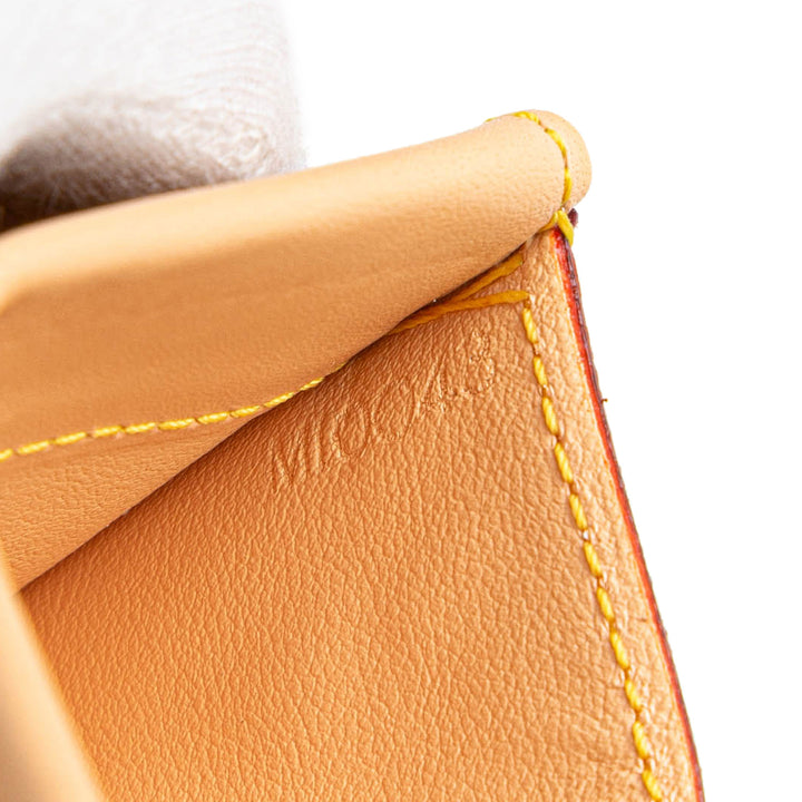 Monogram Multicolore Porte Monnaie Plat White - Gaby Paris