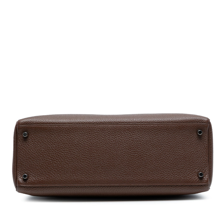 Hermès Togo Kelly II Retourne 35 Marron – GABY PARIS Authentique