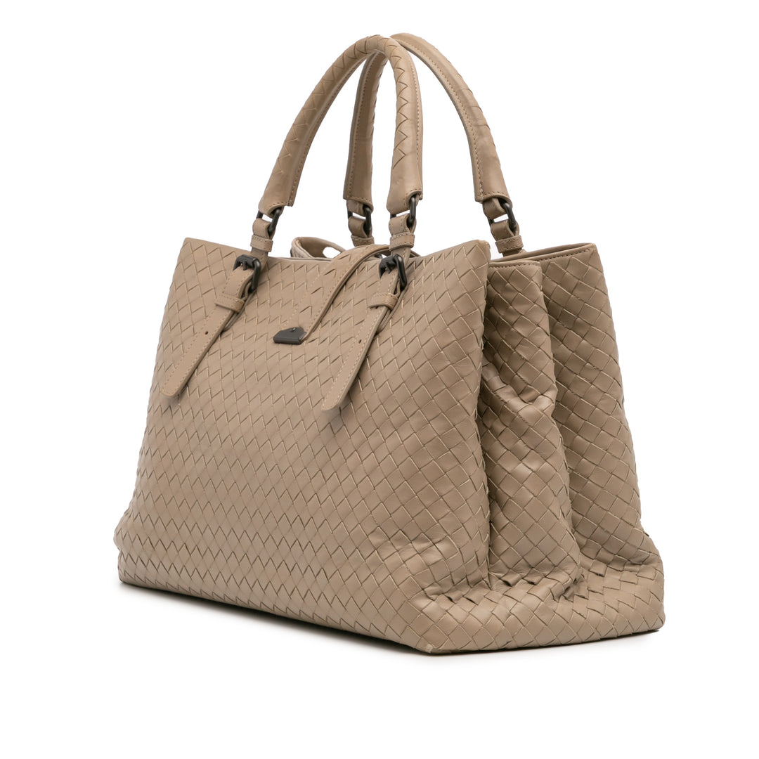 Bottega Veneta Medium Nappa Intrecciato Roma Cabas
