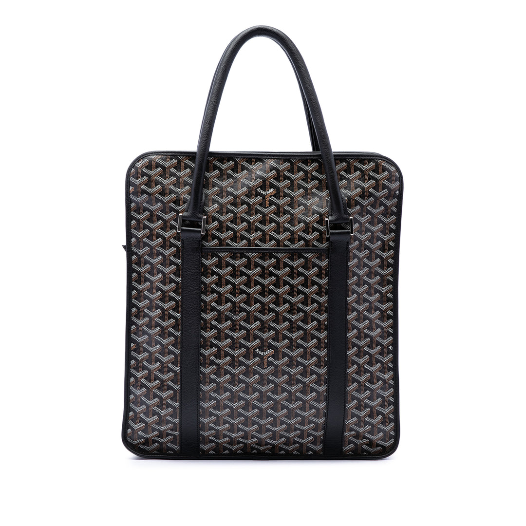 Goyard Bourgogne Goyardine Noir – vue principale – GABY PARIS