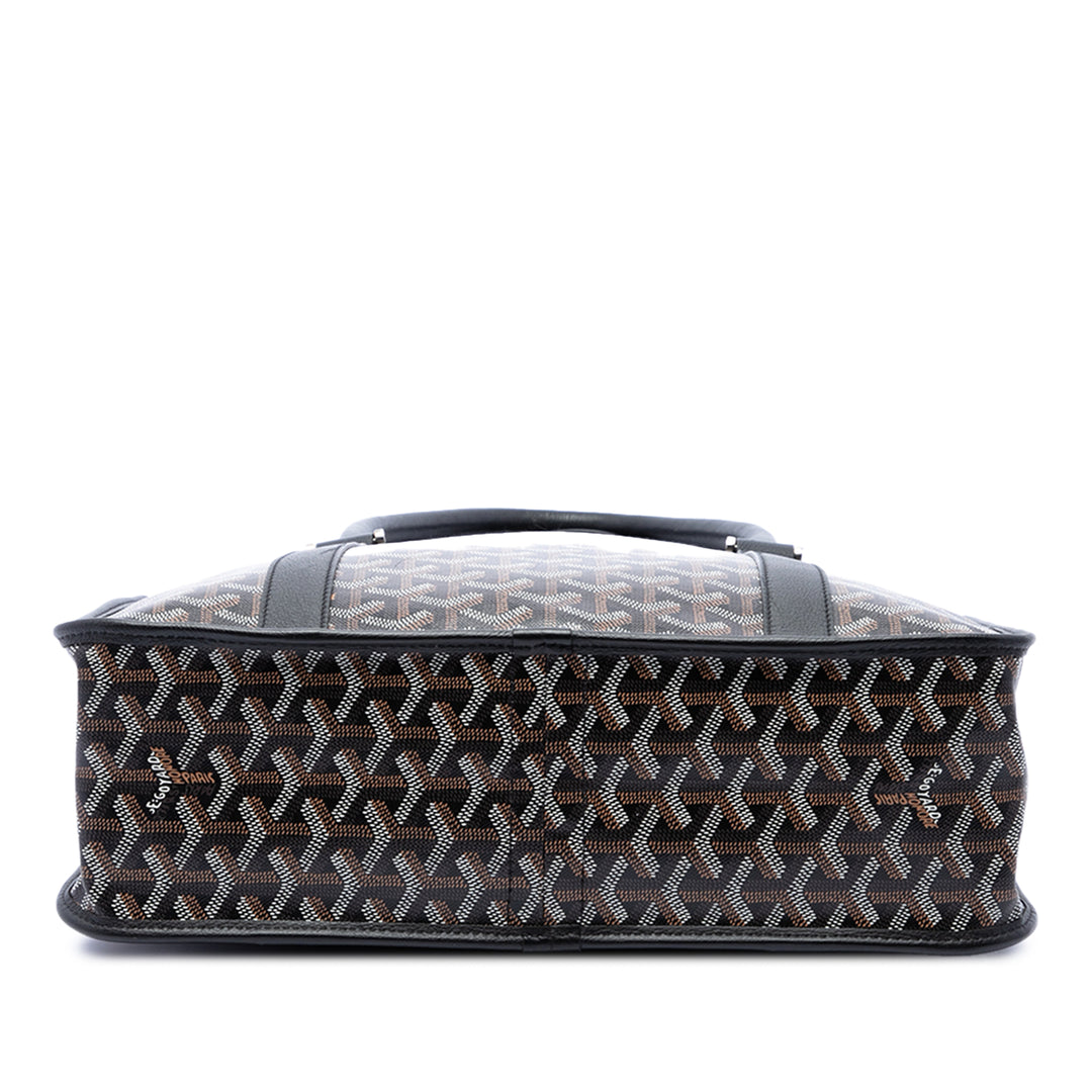 Goyard Bourgogne Goyardine Noir – vue 3 – GABY PARIS