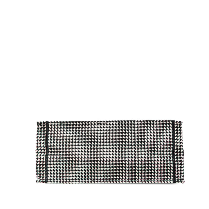 Dior Large Toile Houndstooth brodé Book Cabas