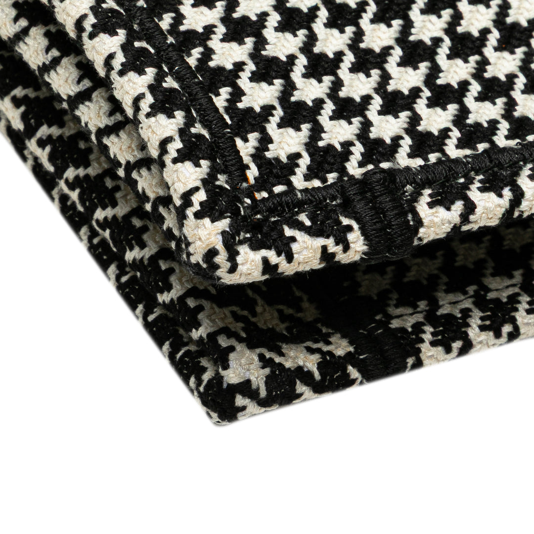 Dior Large Toile Houndstooth brodé Book Cabas