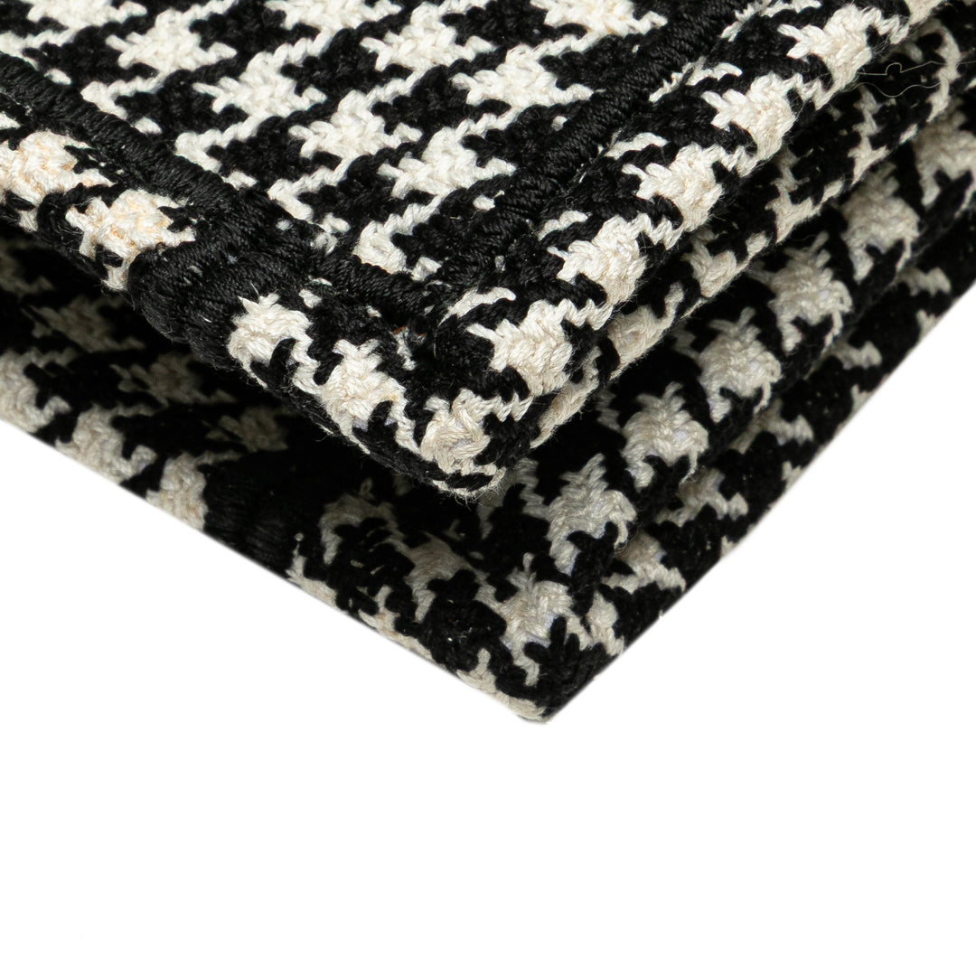 Dior Large Toile Houndstooth brodé Book Cabas