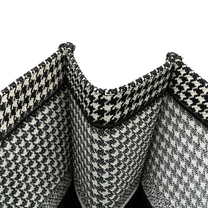 Dior Large Toile Houndstooth brodé Book Cabas