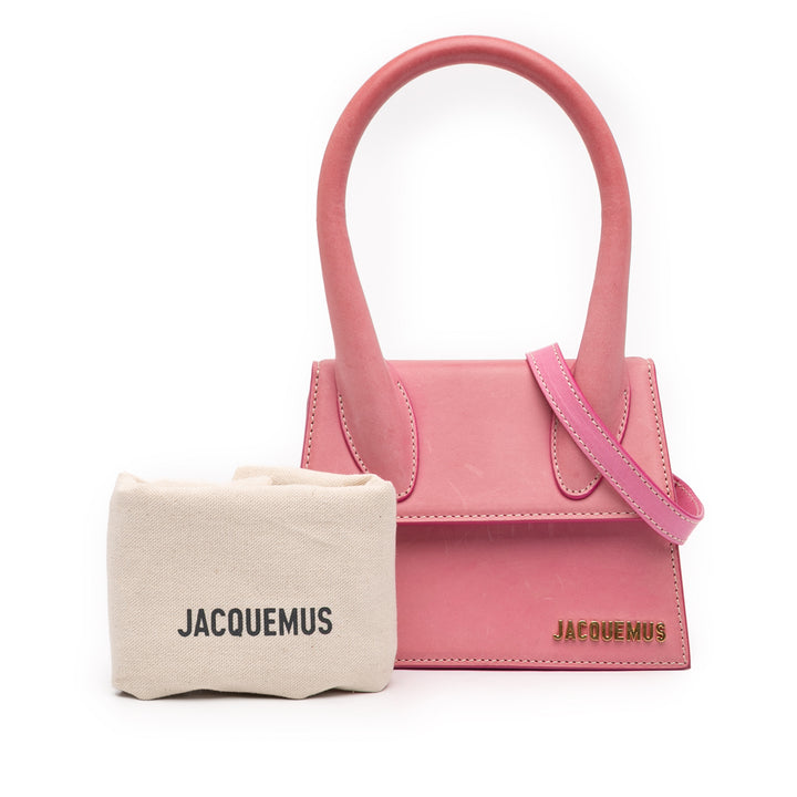 Jacquemus Croc embossé Cuir Le Chiquito Moyen Sac