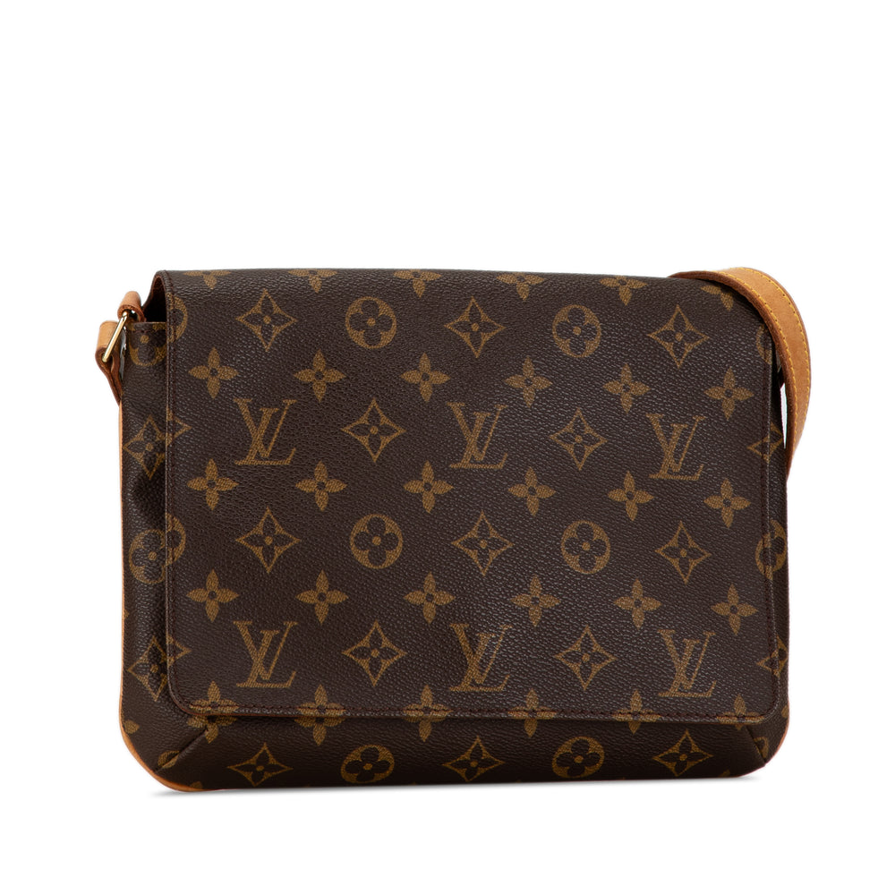 Monogram Musette Tango Short Strap Brown - Gaby Paris