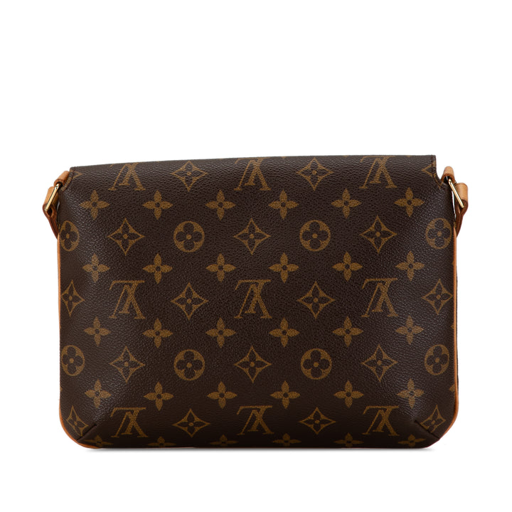 Monogram Musette Tango Short Strap Brown - Gaby Paris