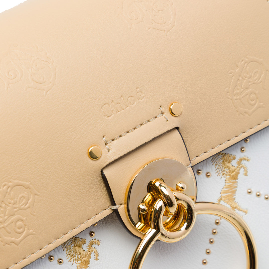 Bicolore Little Horses Tess Sac Petit Blanc