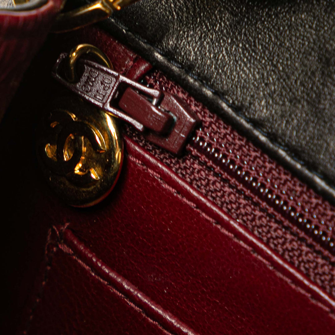 Chanel Small Cuir d’agneau Diana Flap Noir